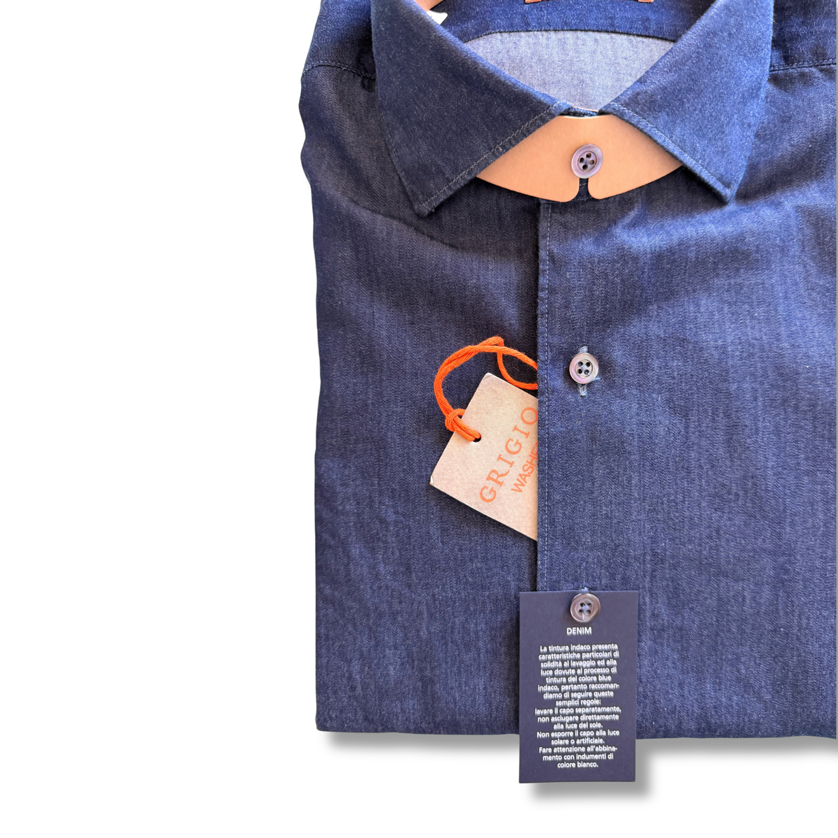 GHERARDI GRIGIO CHAMBRAY SCURO