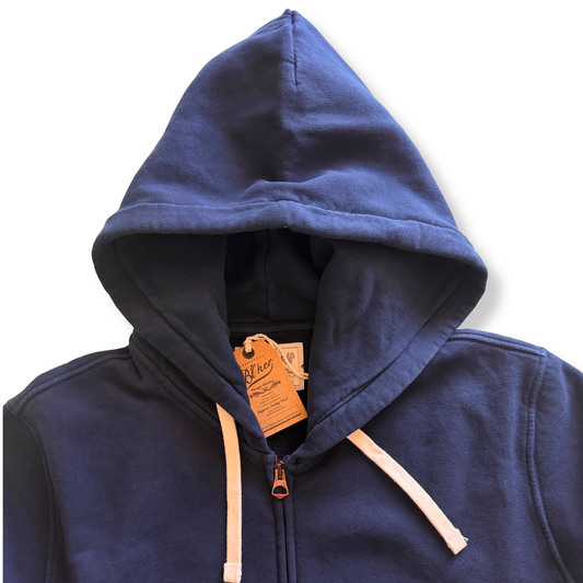 BLKER FELPA FULL ZIP BLU - CINQUANTOTTO PESARO | Negozio di abbigliamento