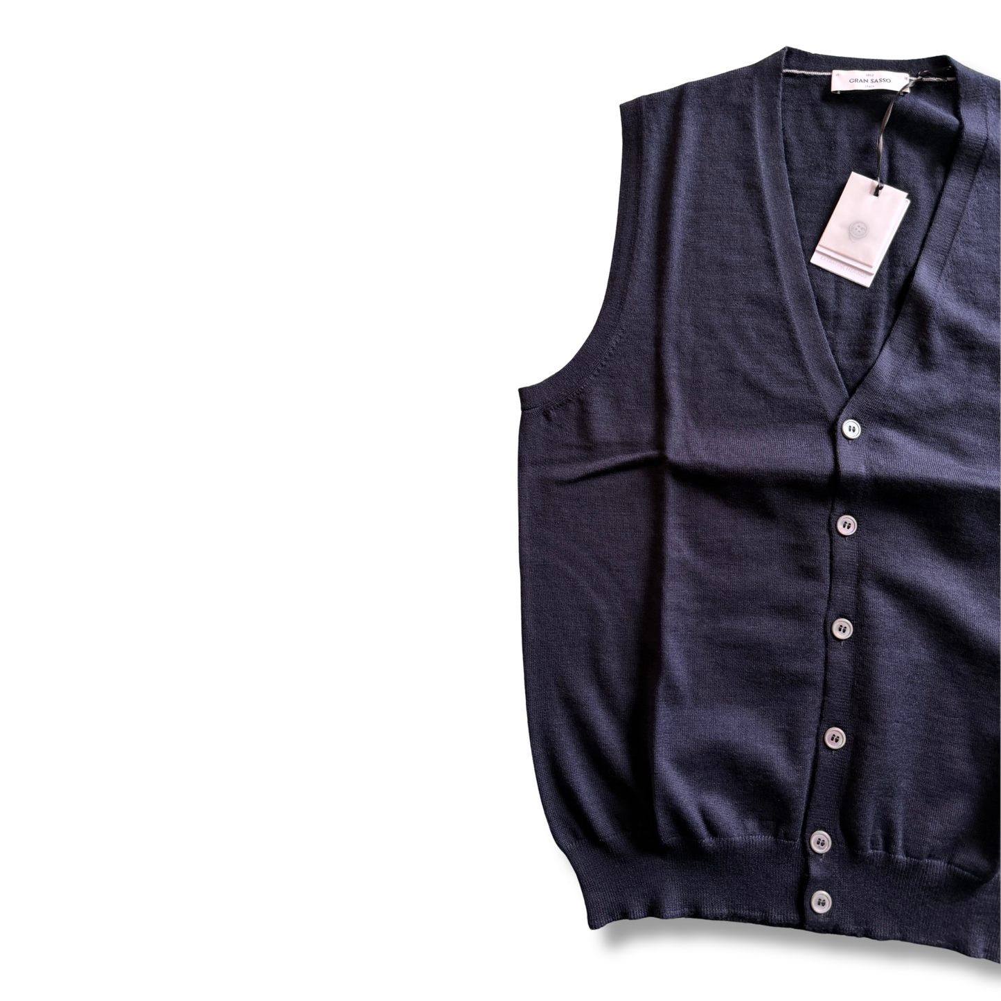 GRAN SASSO GILET BLU NAVY