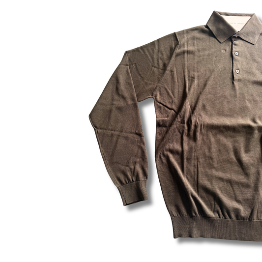 FILIPPO DE LAURENTIIS POLO MANICA LUNGA MILITARE - CINQUANTOTTO PESARO | Negozio di abbigliamento