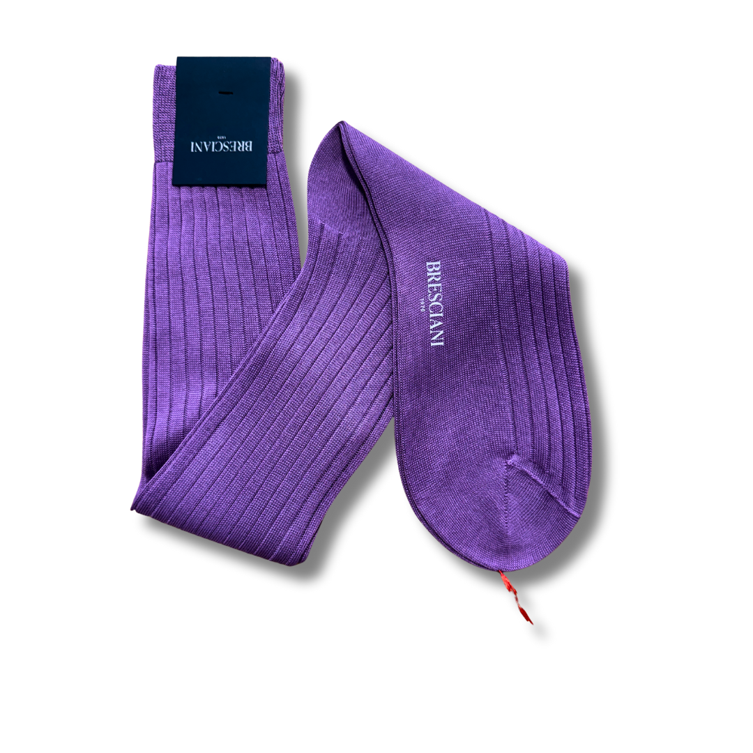 BRESCIANI UNITO LILLA 100% COTONE