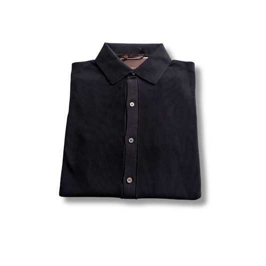 FILIPPO DE LAURENTIIS CAMICIA CHICCO DI RISO BLU - CINQUANTOTTO PESARO | Negozio di abbigliamento