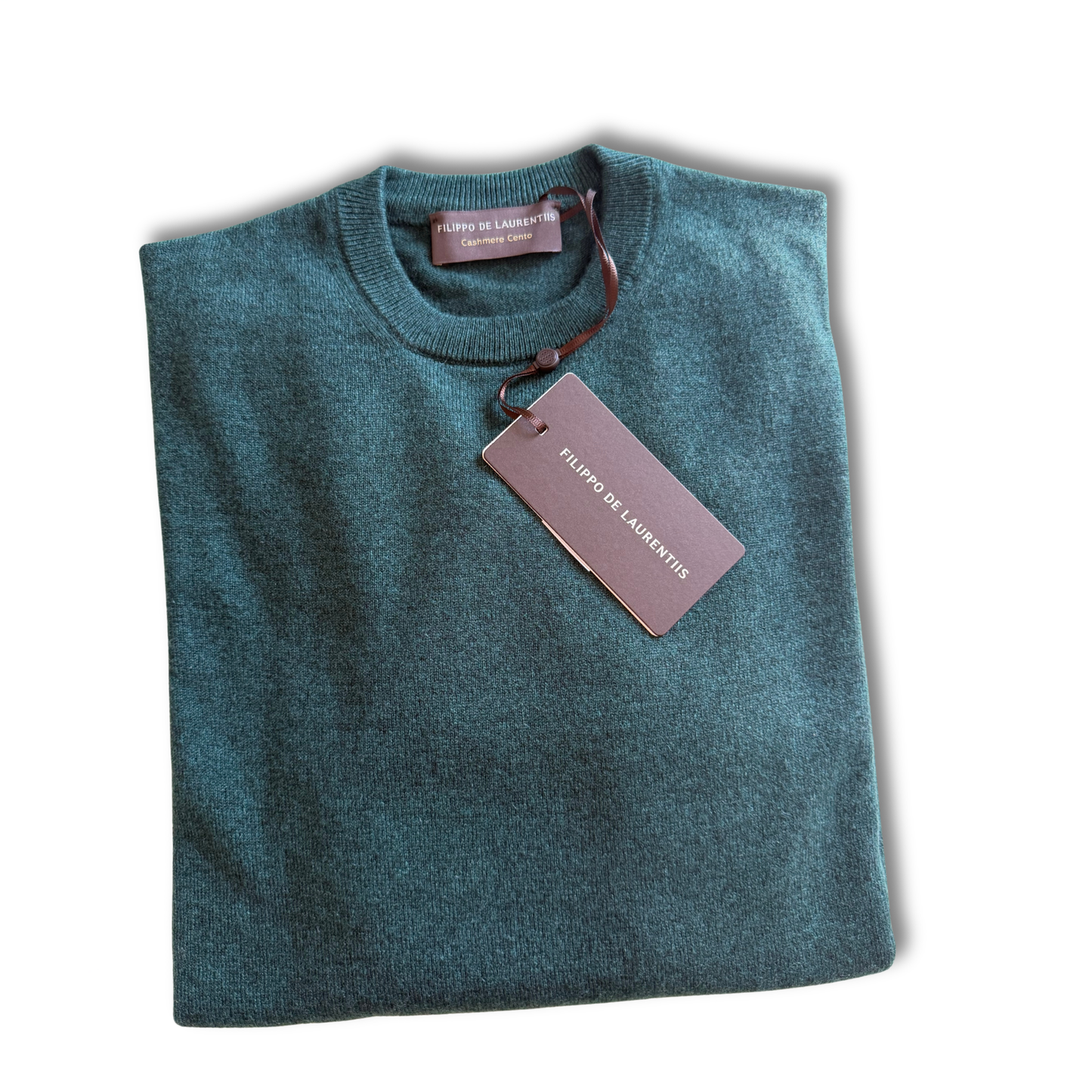 FILIPPO DE LAURENTIIS 100 CASHMERE VERDE