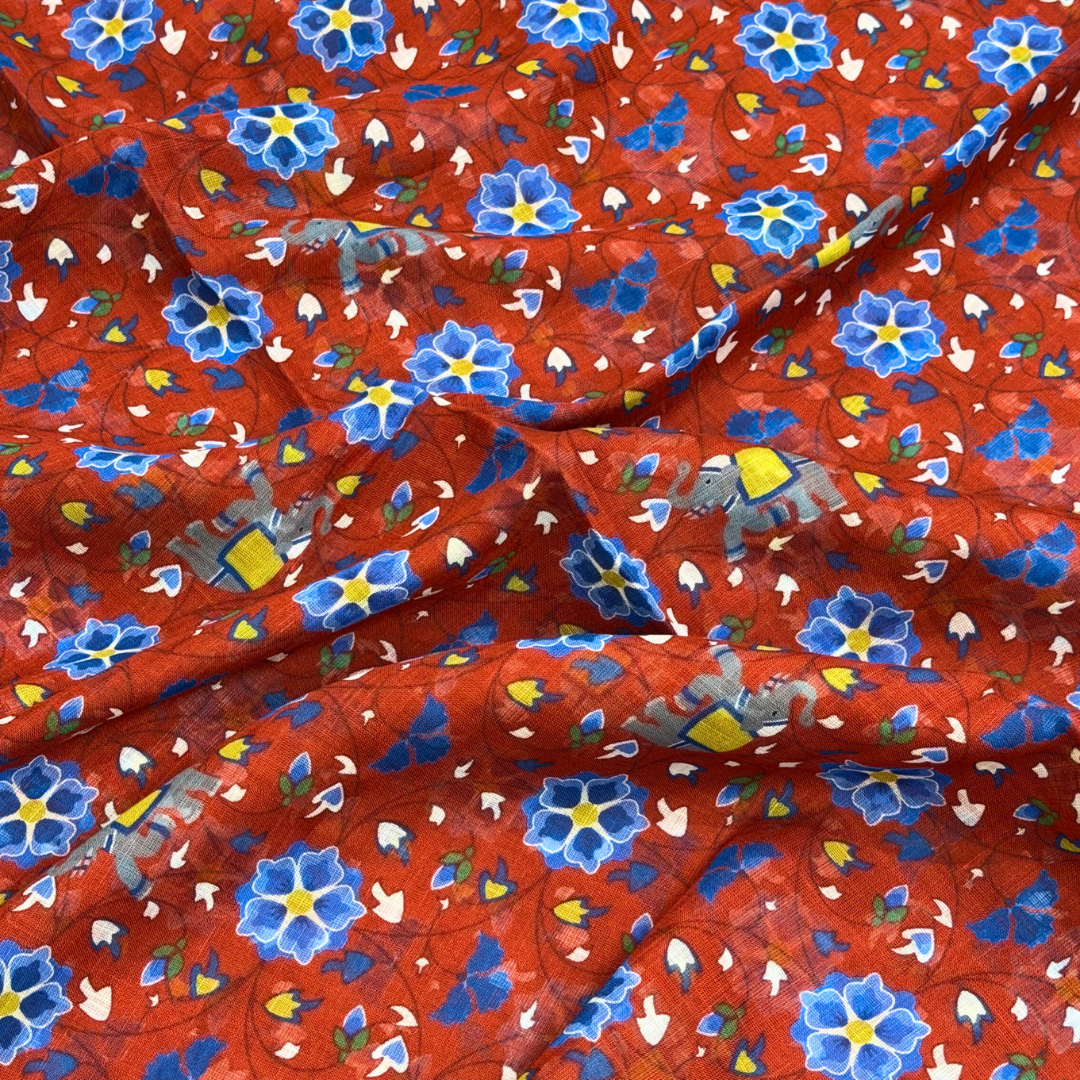 CALABRESE SCIARPA ELEFANTI BORDEAUX - CINQUANTOTTO PESARO | Negozio di abbigliamento