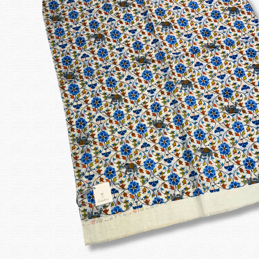 CALABRESE SCIARPA ELEFANTI BIANCO - CINQUANTOTTO PESARO | Negozio di abbigliamento