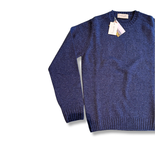 CINQUANTOTTO GIROCOLLO SHETLAND BLU