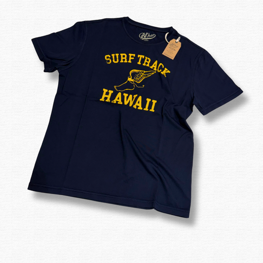 BLKER T SHIRT SURF TRACK BLU NAVY - CINQUANTOTTO PESARO | Negozio di abbigliamento