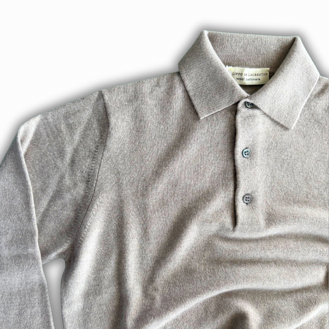 FILIPPO DE LAURENTIIS POLO LANA E CASHMERE