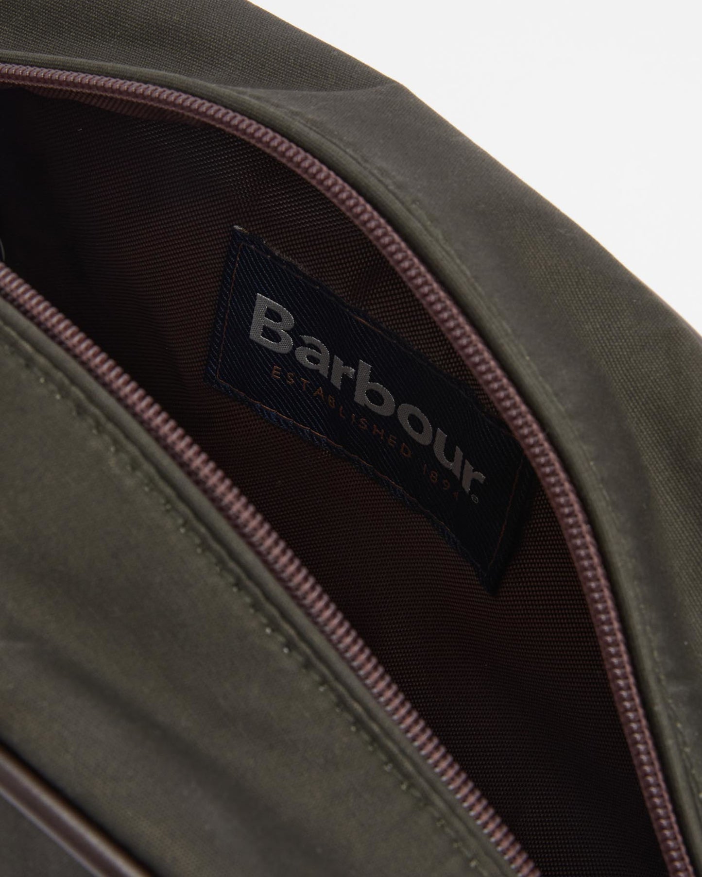 BARBOUR WAX WASHBAG