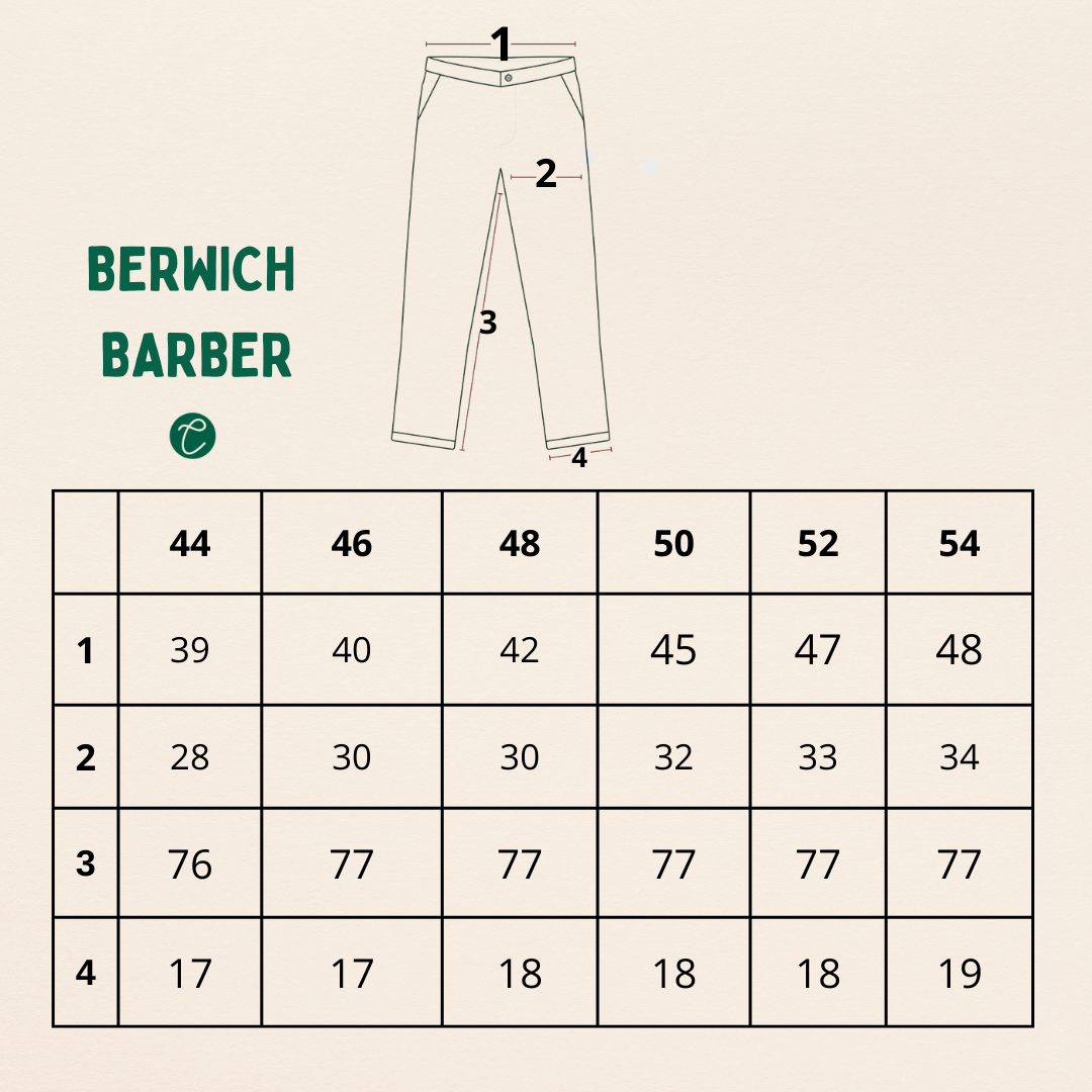 BERWICH
BARBER PIED DE PUOLE