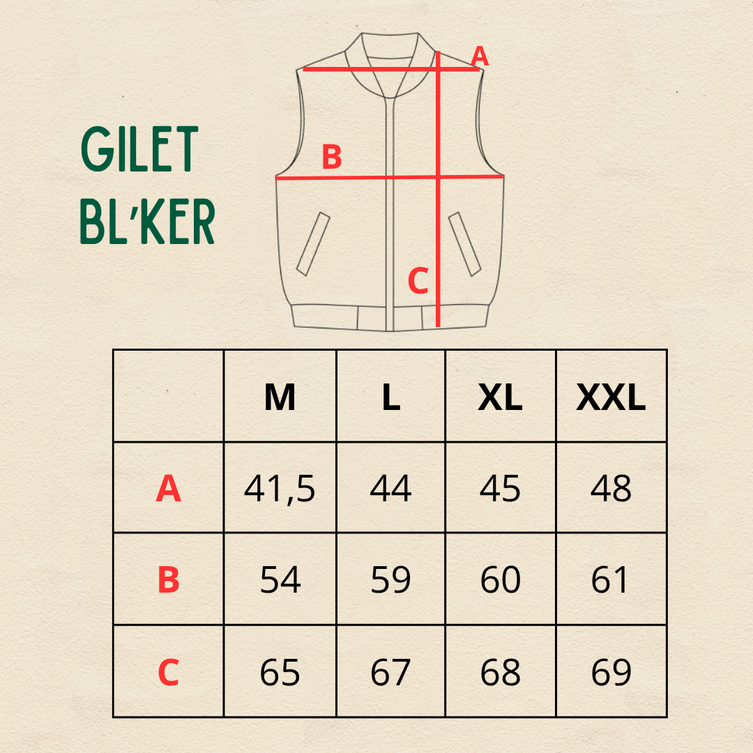 BLKER GILET BOILED YELLOW