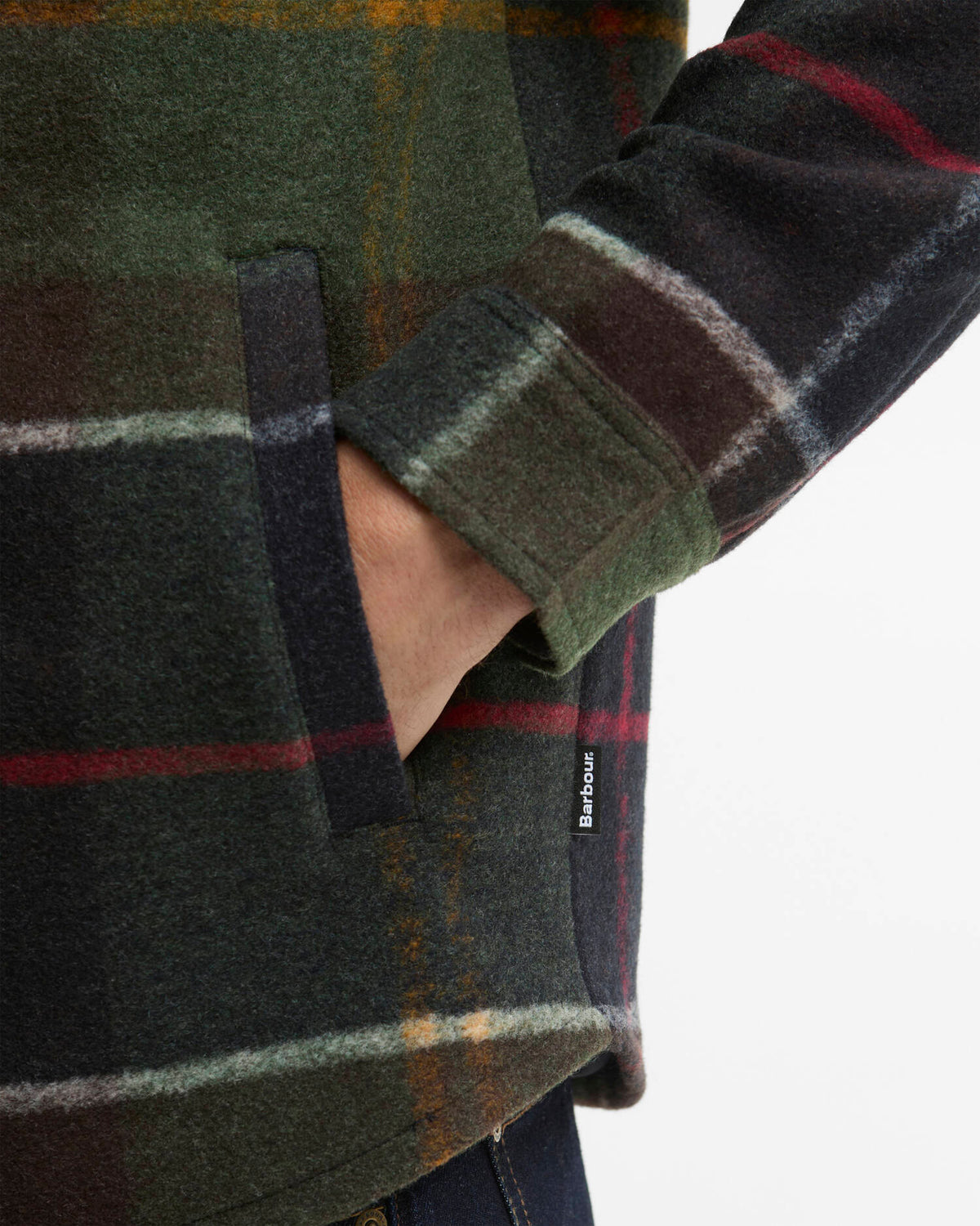 BARBOUR WOODALANE OVERSHIRT CLASSIC TARTAN