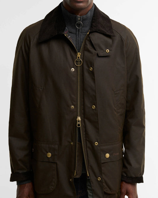 BARBOUR ASHBY OLIVE WAXED - CINQUANTOTTO PESARO | Negozio di abbigliamento