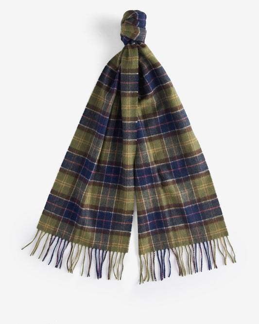 BARBOUR TARTAN LAMBSWOOL SCARF