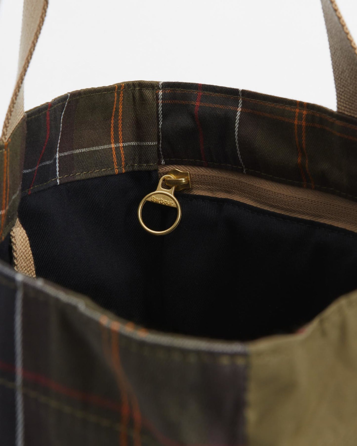 BARBOUR TRANSPORT PATCHWORK TOTE BAG