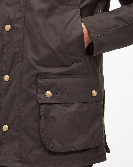 BARBOUR ASHBY OLIVE WAX - CINQUANTOTTO PESARO | Negozio di abbigliamento