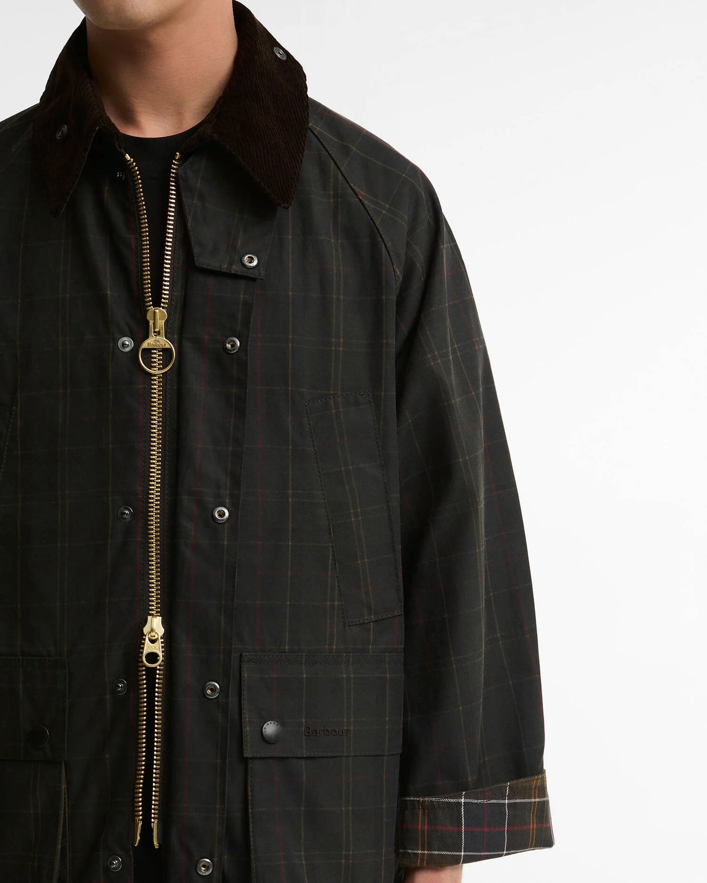 BARBOUR OS BEDALE TARTAN WAXED