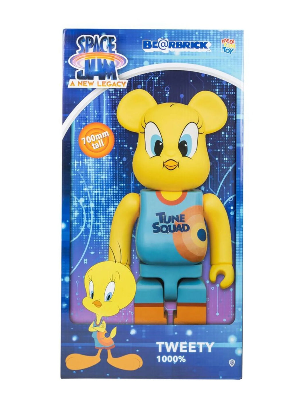 MEDICOM TOY BE@RBRICK A NEW LEGACY TWEETY X SPACE JAM 1000x