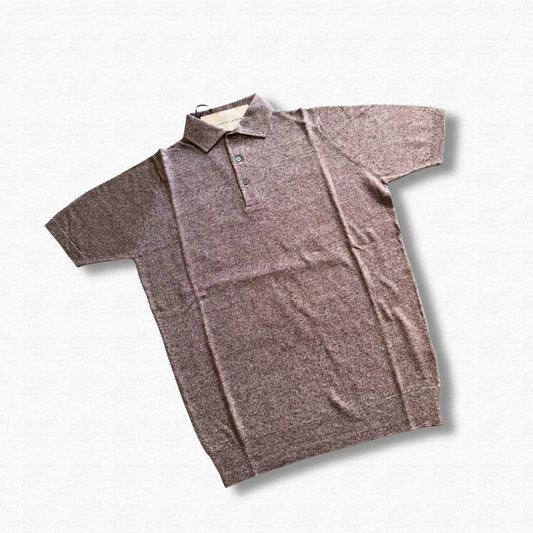 FILIPPO DE LAURENTIIS POLO MANICA CORTA GREIGE - CINQUANTOTTO PESARO | Negozio di abbigliamento