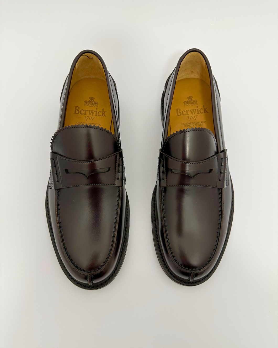 BERWICK PENNY LOAFER SPAZZOLATO MORO