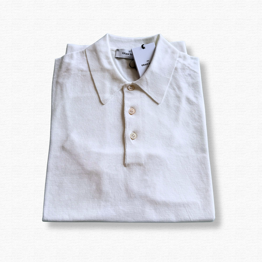 GRAN SASSO POLO MANICA CORTA BIANCA - CINQUANTOTTO PESARO | Negozio di abbigliamento