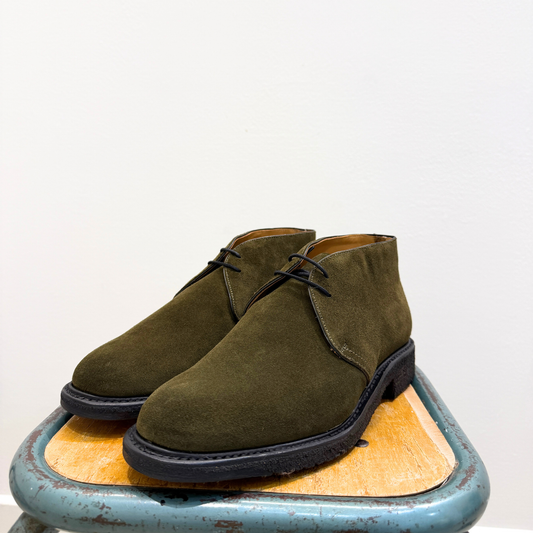 BERWICK POLACCHINO 635 REPELLO HUNTER GREEN FONDO CREPE PUNTA CUOIO - CINQUANTOTTO PESARO | Negozio di abbigliamento