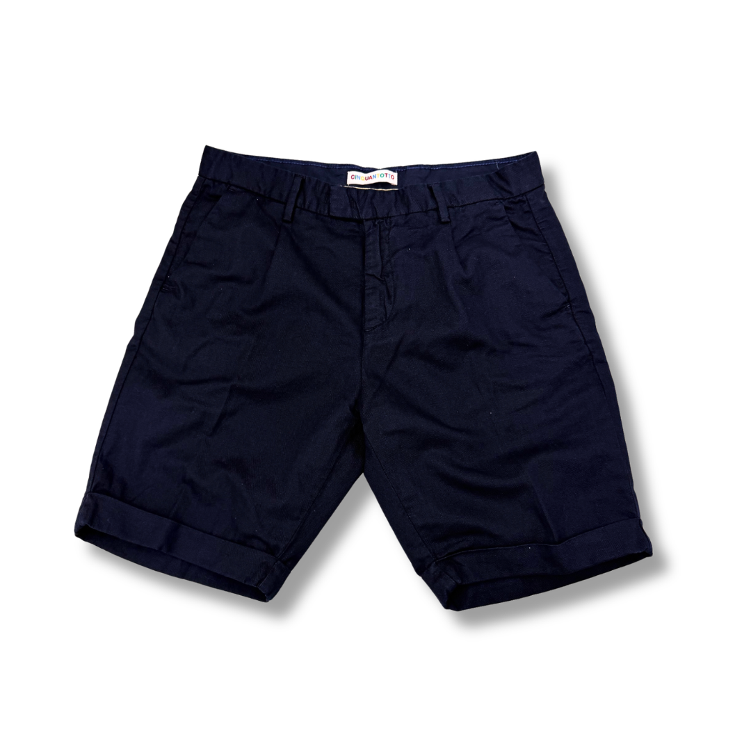 CINQUANTOTTO PANTALONE CORTO COTONE LINO NAVY - CINQUANTOTTO PESARO | Negozio di abbigliamento