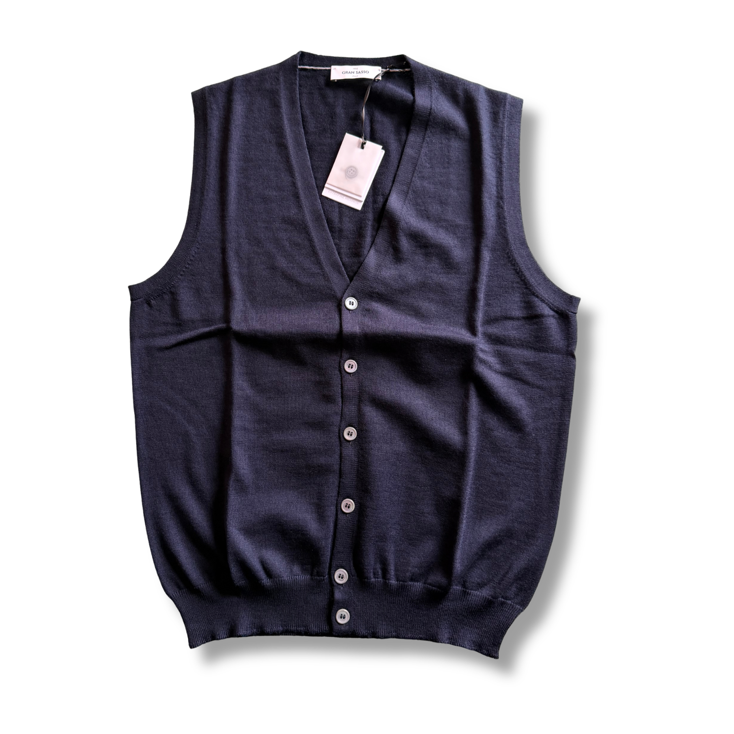 GRAN SASSO GILET BLU NAVY
