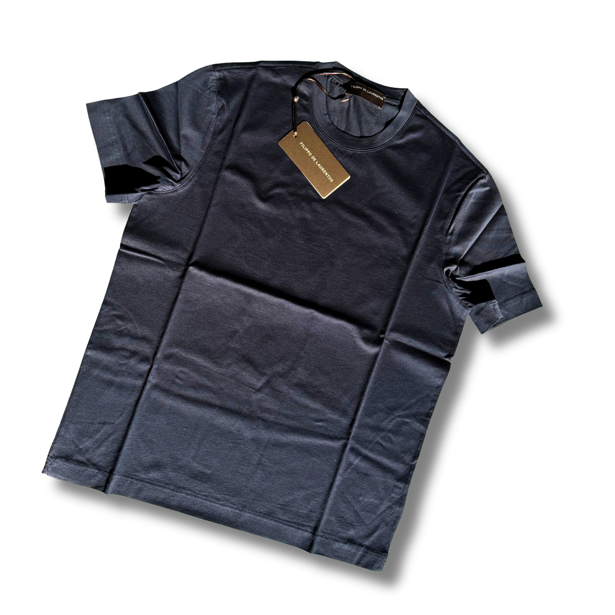 FILIPPO DE LAURENTIIS T SHIRT COTONE LUCE NAVY - CINQUANTOTTO PESARO | Negozio di abbigliamento