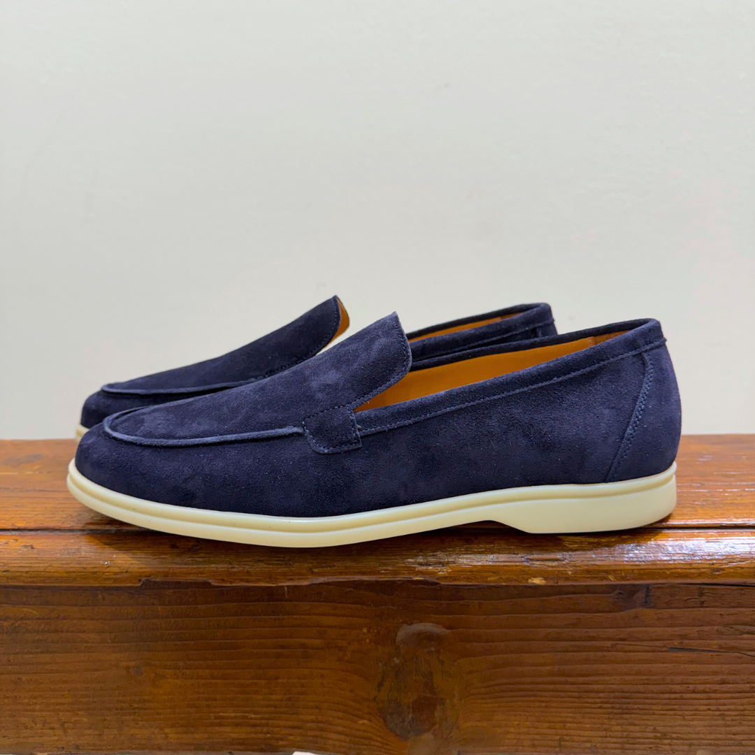 BERWICK 1707 MOCASSINO SLIP ON 5543 BLU - CINQUANTOTTO PESARO | Negozio di abbigliamento
