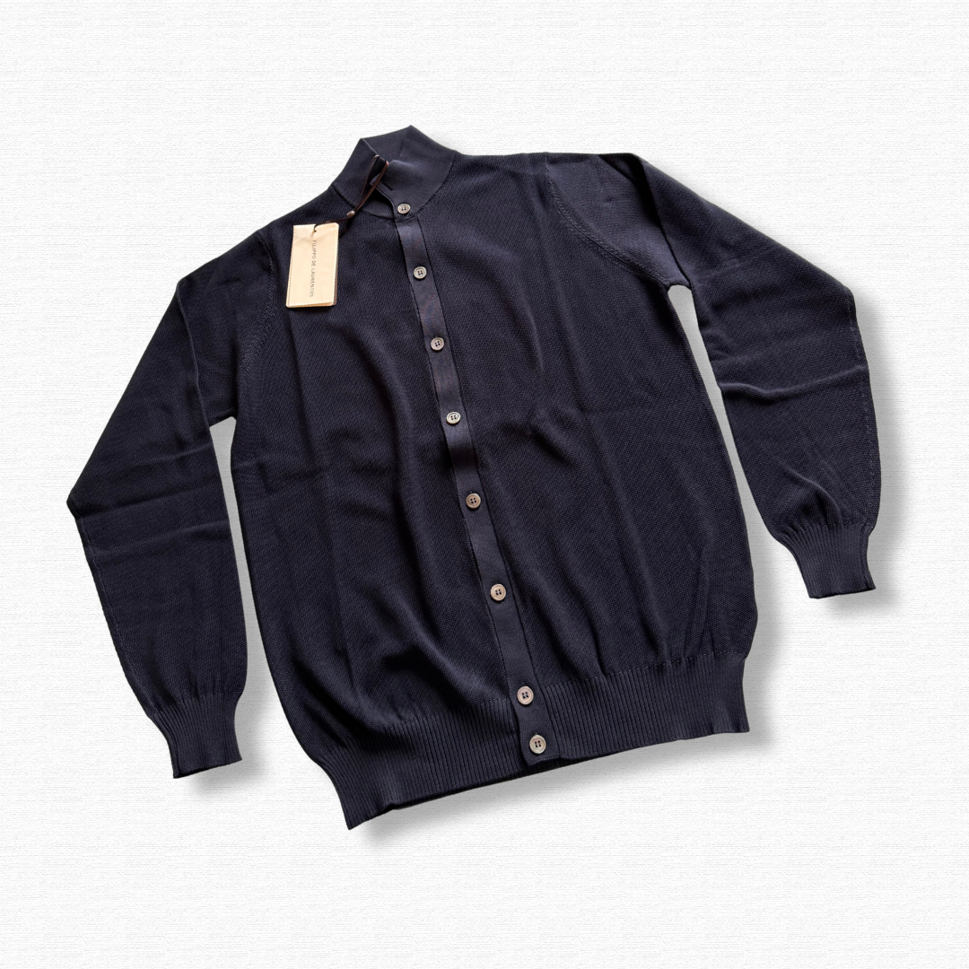 FILIPPO DE LAURENTIIS BLUSOTTO NAVY - CINQUANTOTTO PESARO | Negozio di abbigliamento