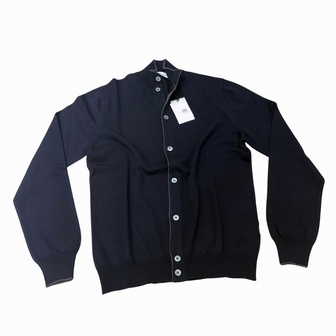 GRAN SASSO CARDIGAN COLLO ALTO BOTTONI