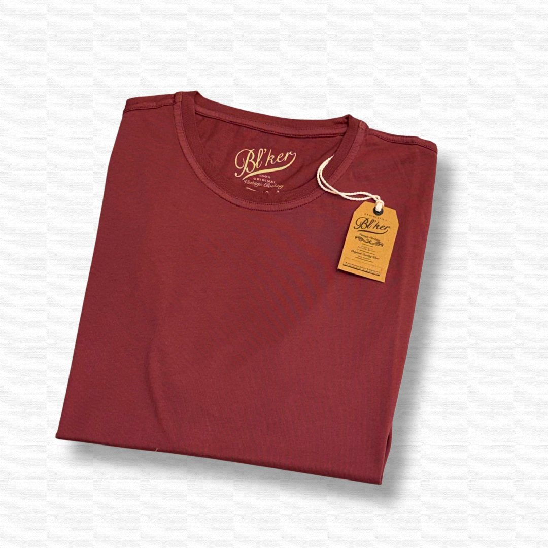 BLKER T SHIRT BORDEAUX - CINQUANTOTTO PESARO | Negozio di abbigliamento
