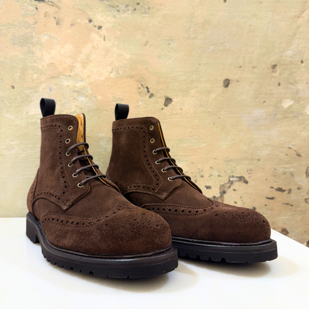 BERWICK 1707 SHOES STIVALETTO BROGUE