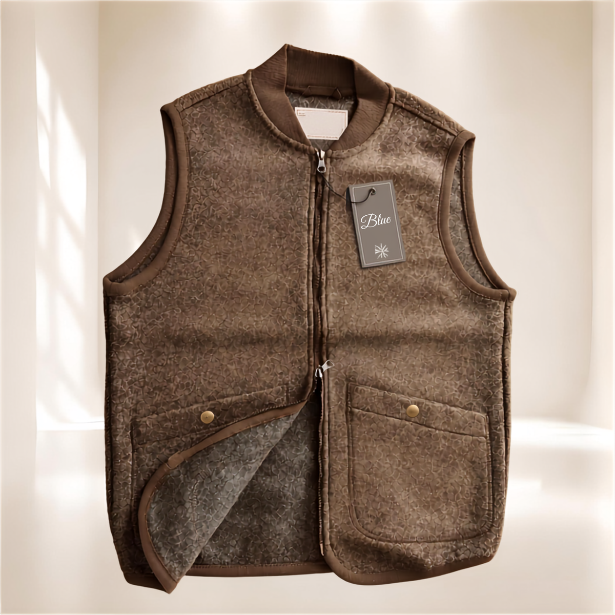 BLKER GILET BOILED BROWN - CINQUANTOTTO PESARO | Negozio di abbigliamento
