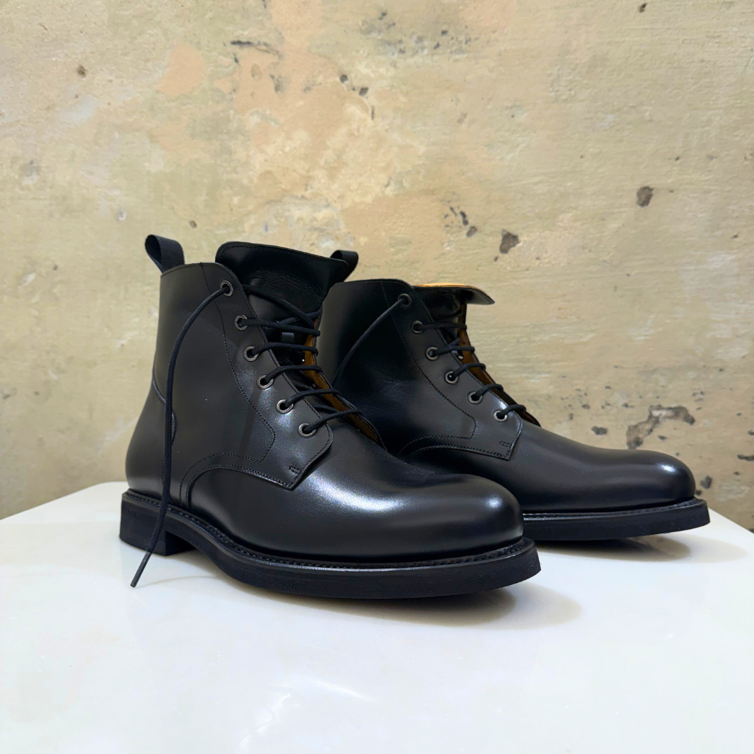 BERWICK 1707 SHOES SCARPONCINO NERO