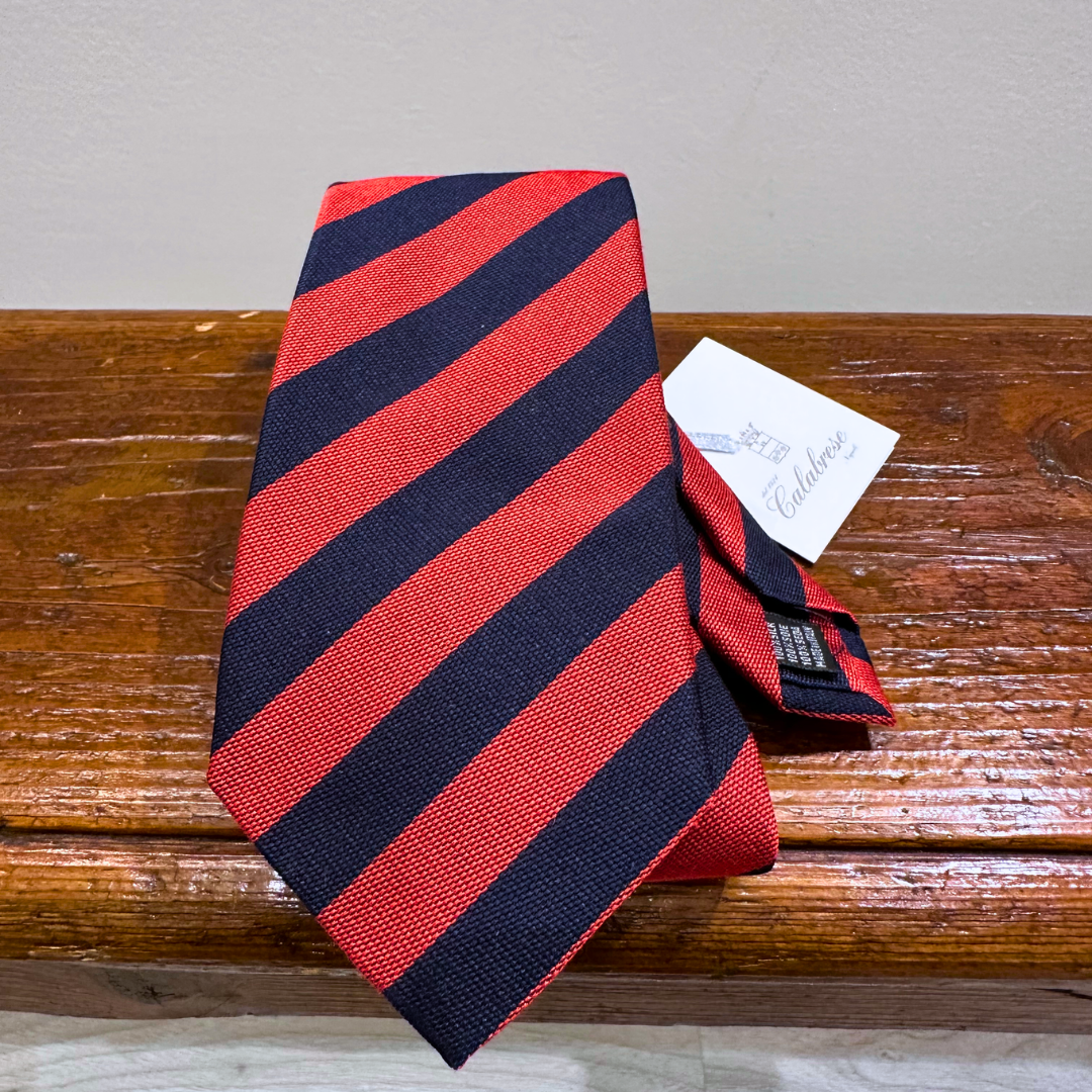 CALABRESE REGIMENTAL ROSSO BLU - CINQUANTOTTO PESARO | Negozio di abbigliamento