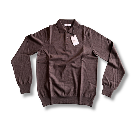 GRAN SASSO POLO MARRONE - CINQUANTOTTO PESARO | Negozio di abbigliamento