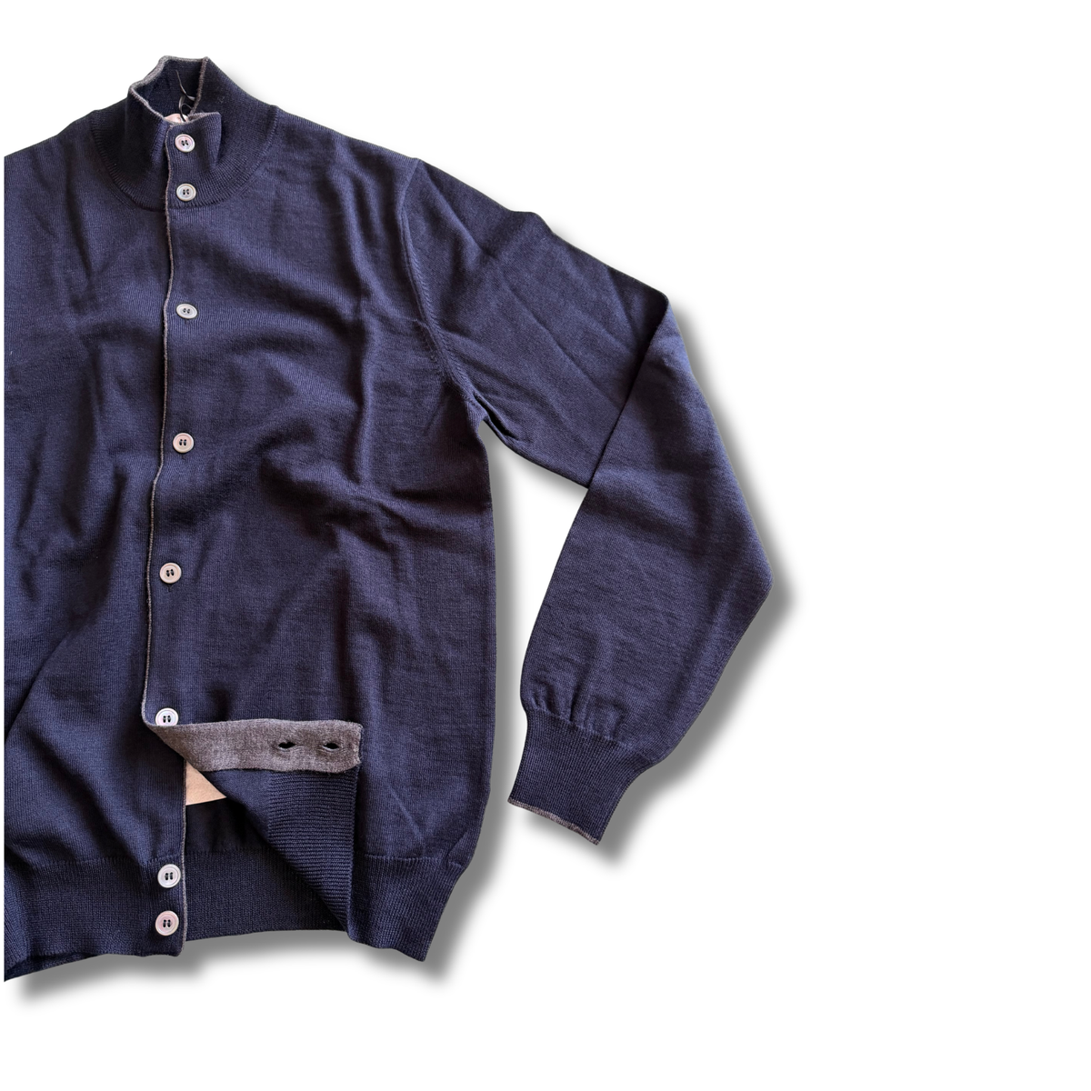 GRAN SASSO CARDIGAN BLU NAVY - CINQUANTOTTO PESARO | Negozio di abbigliamento