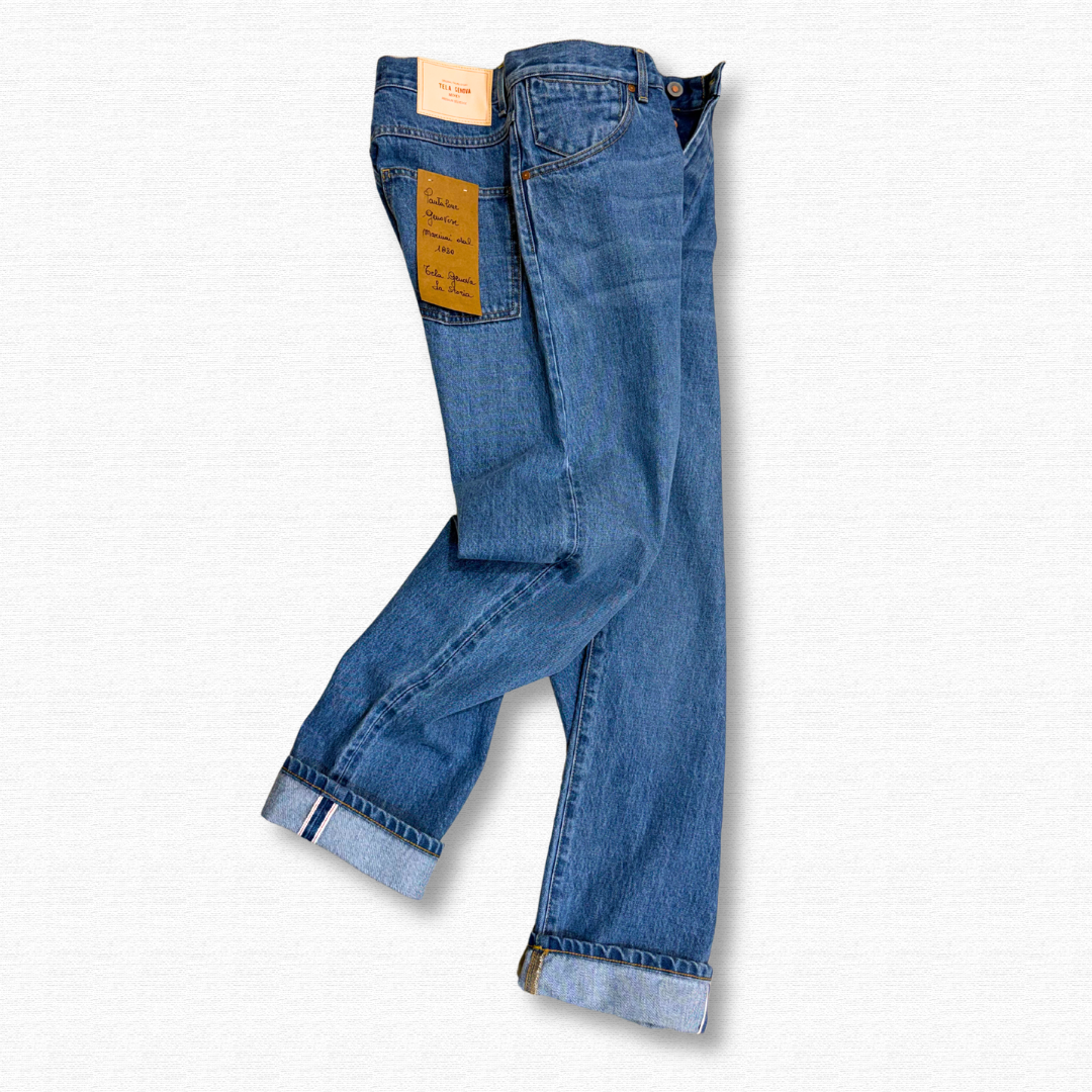 TELA GENOVA TOBIA DEEP BLUE - CINQUANTOTTO PESARO | Negozio di abbigliamento