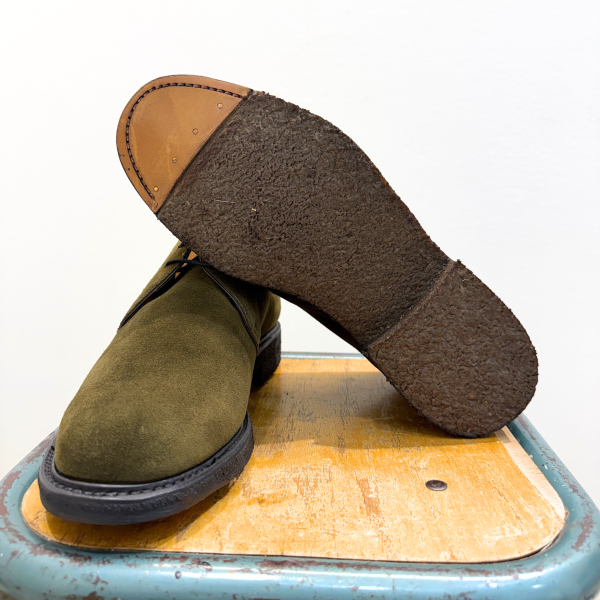 BERWICK POLACCHINO 635 REPELLO HUNTER GREEN FONDO CREPE PUNTA CUOIO