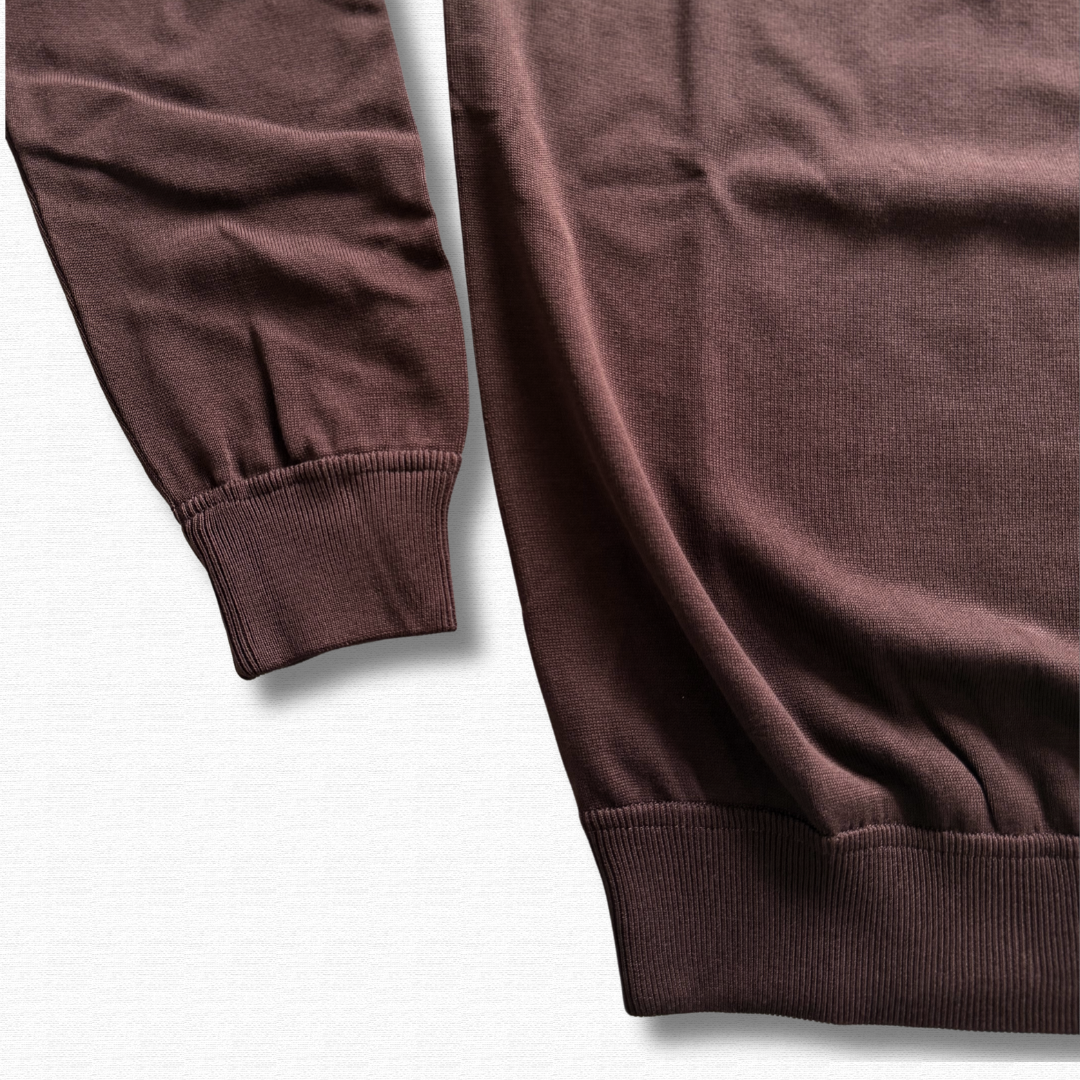 FILIPPO DE LAURENTIIS TAGLIO FELPA CIOCCOLATO - CINQUANTOTTO PESARO | Negozio di abbigliamento