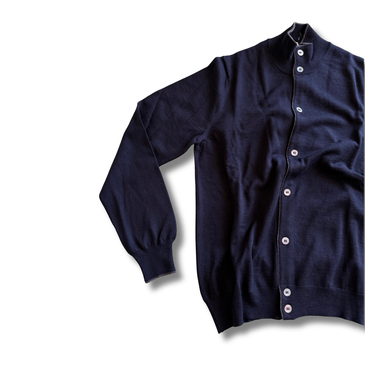 GRAN SASSO CARDIGAN BLU NAVY - CINQUANTOTTO PESARO | Negozio di abbigliamento