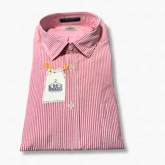 BD BAGGIES SEERSUCKER BASTONCINO ROSSO - CINQUANTOTTO PESARO | Negozio di abbigliamento