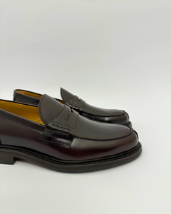 BERWICK PENNY LOAFER SPAZZOLATO MORO