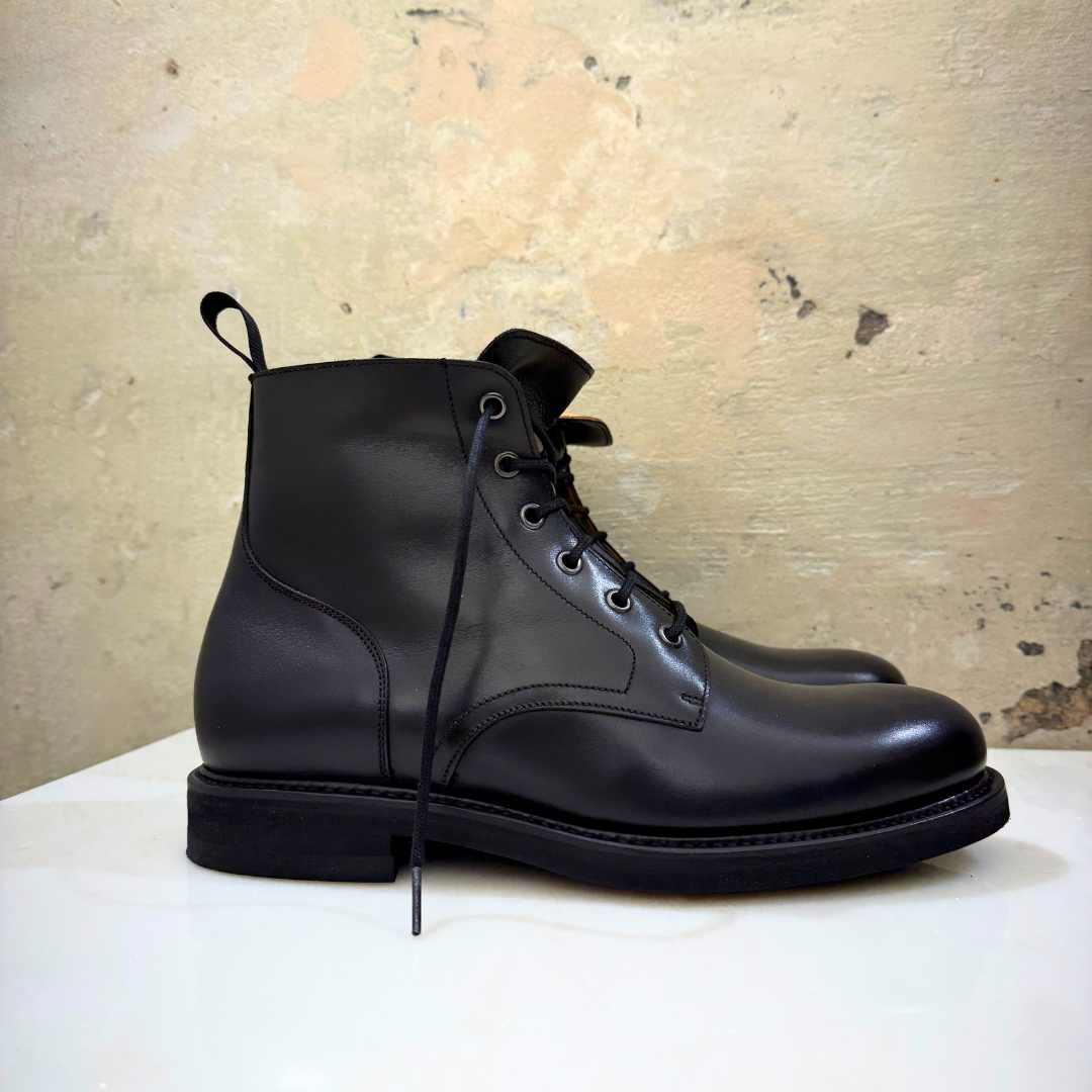 BERWICK 1707 SHOES SCARPONCINO NERO