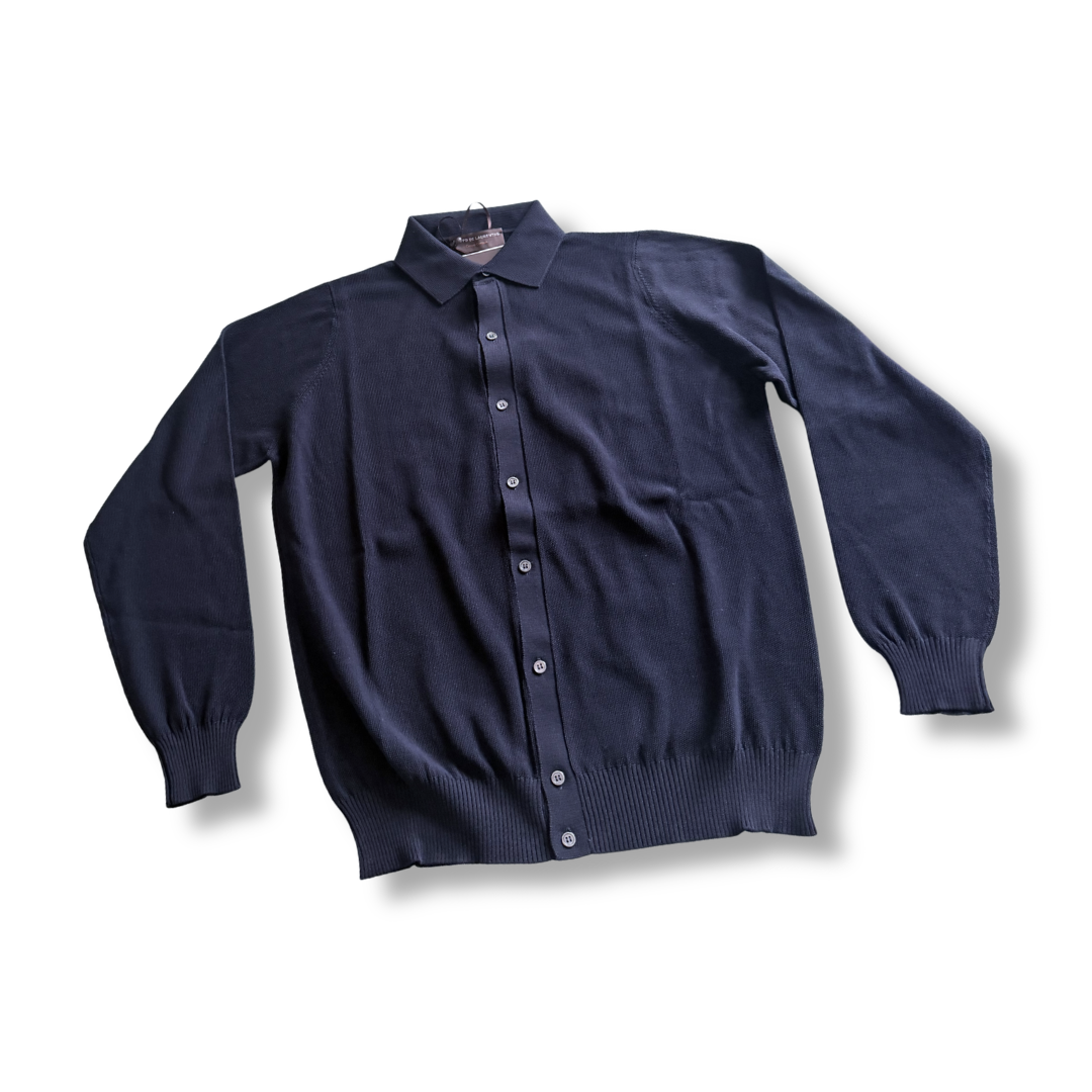 FILIPPO DE LAURENTIIS CAMICIA  CHICCO DI RISO BLU - CINQUANTOTTO PESARO | Negozio di abbigliamento