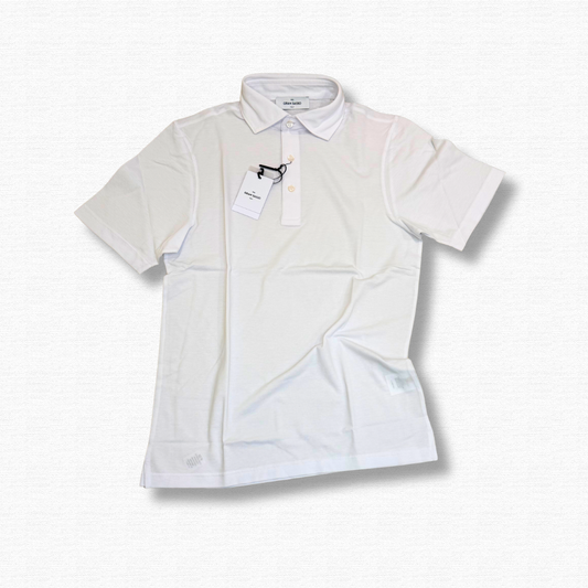 GRAN SASSO POLO PIQUE' BIANCO - CINQUANTOTTO PESARO | Negozio di abbigliamento