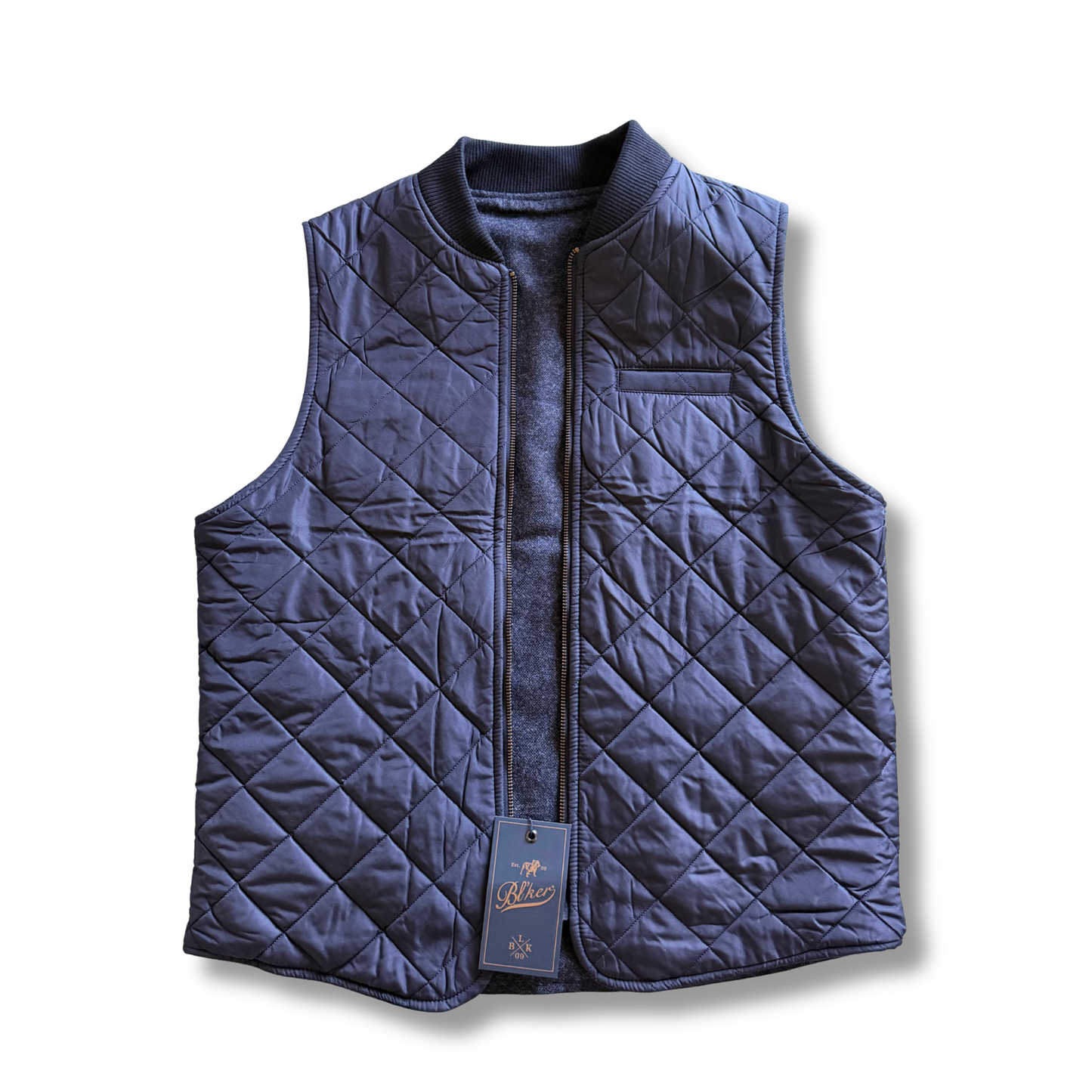 BLKER GILET REVERSIBILE BLU NAVY