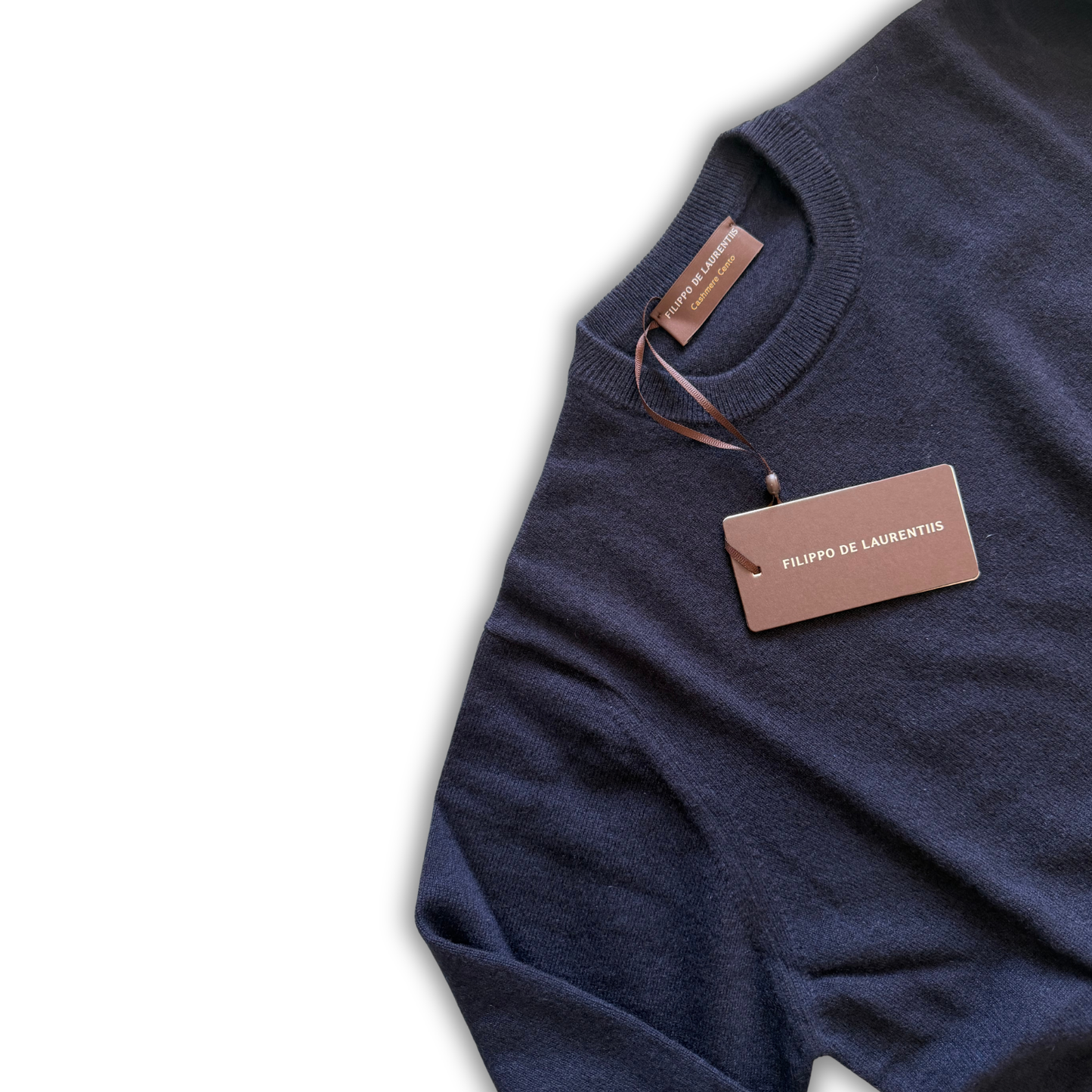 FILIPPO DE LAURENTIIS 100 CASHMERE NAVY